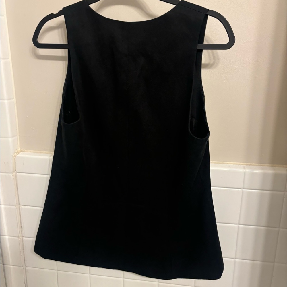 Madewell Scoopneck Cutaway Vest in Drapey Twill - Picture 5 of 5